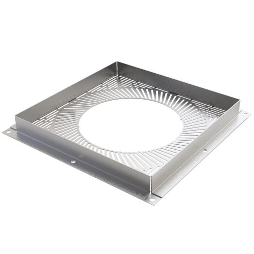 Ventilated Firestop Plate (WHITE) Ø  80