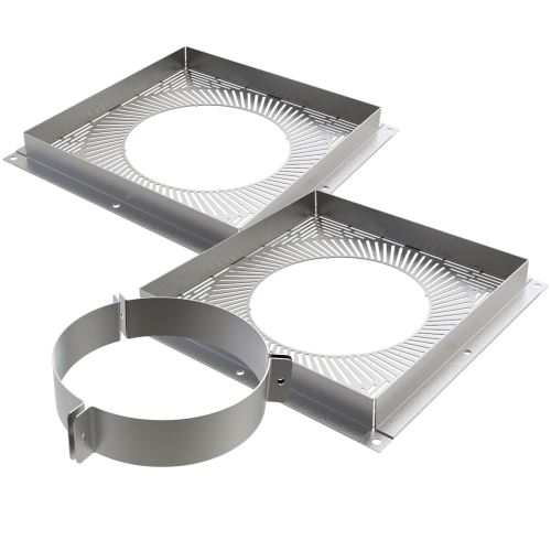 Ventilated Firestop Support Kit (WHITE) - Ø  125