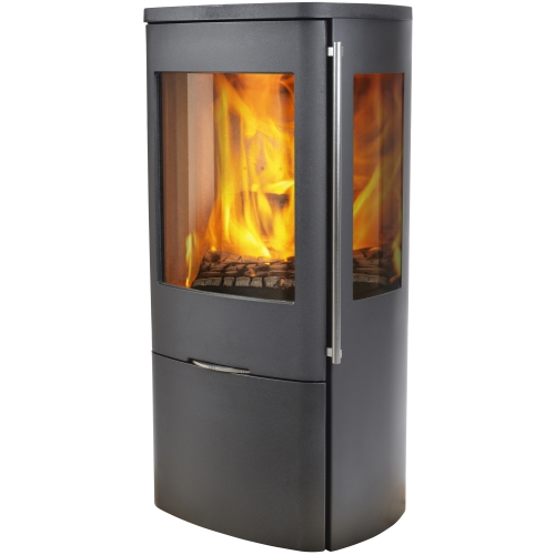 Senza steel with side glass (Outside Air) - BLACK