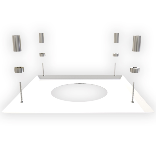 Firestop Cover Plate (WHITE) - Ø  125