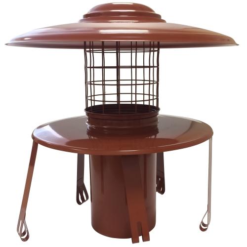 MI-FLEX Pot Hanging Cowl (Terracotta) Ø 400 Lid - Ø 125