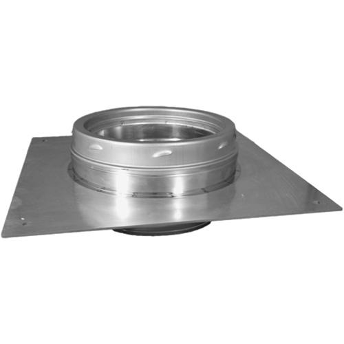 Sflue () - Console Plate c/w Flex Adaptor - 127mm Ø