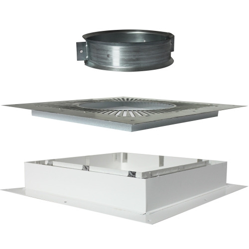 Sflue (2172706) - Ventilated Ceiling Support (Solid Fuel)  - 152mm Ø