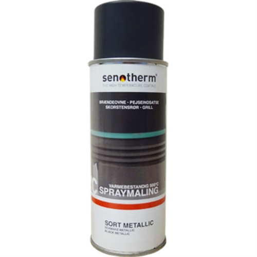 Senotherm spray paint, Schwarz Metallic Black 400ml