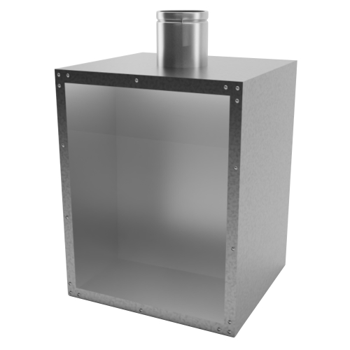 IL - Gas Flue Box - Recessed - Ø 125