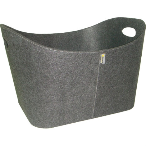 Baseline - Grey Fire Basket - 55x45x30cm. Felt.