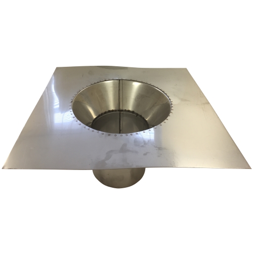 Conical Sump Adaptor (400mm sq. plate) - Ø 200