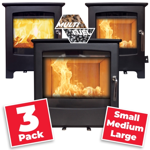 Special Offer - Solway Multifuel Display Pack - Large, Medium, Small