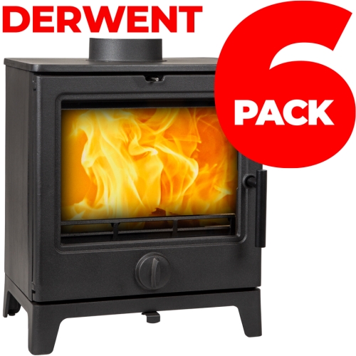 6 x Derwent Multifuel Stoves