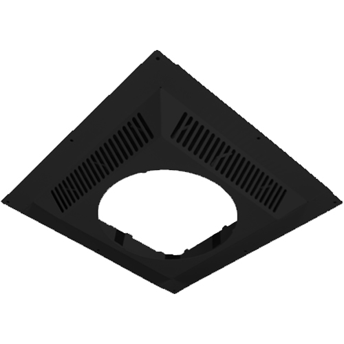 Sflue Black (2172706ZB) - Ventilated Ceiling Support (Solid Fuel)  - Ø 152