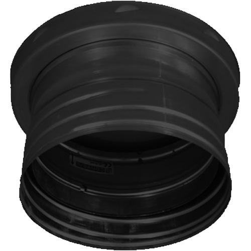 Sflue Black (2150205B) - Adaptor Flex to Ø 127