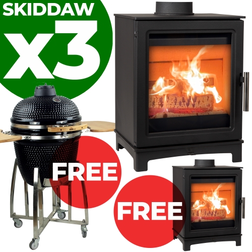 3 x Skiddaw GET FREE Skiddaw and 21 Kamado Grill