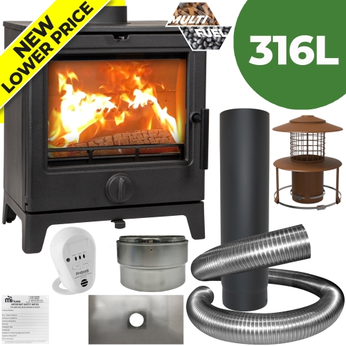 Derwent MF Stove with 316L Installer Pack