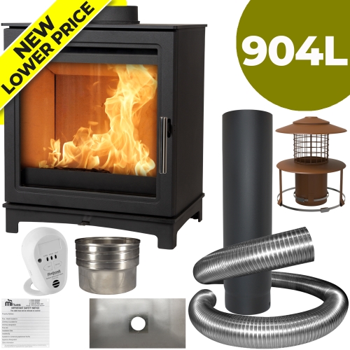 Grisedale Wood Stove with 904L Installer Pack