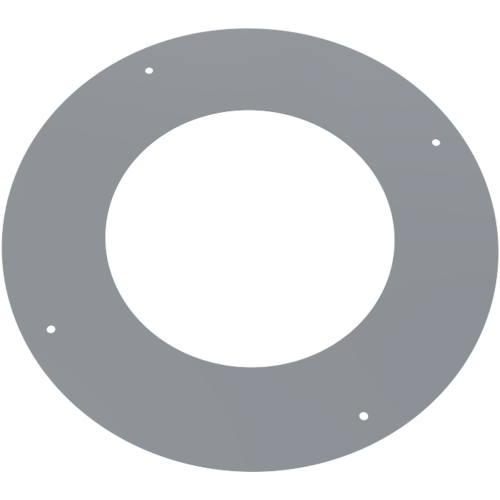 TWPro GREY - Round Finishing Plate 90° (1 Piece) - Ø 150