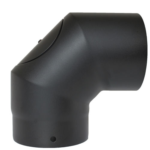 VIT-Smooth - Smooth 90° Elbow with Door - Ø 125mm