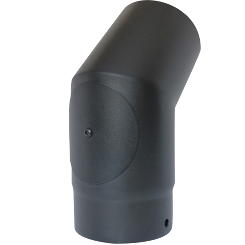 VIT-Smooth - Smooth 45°/135° Elbow with Door - Ø 125mm