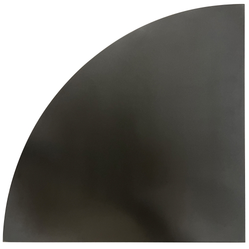 Quadrant Black Granite Hearth - 20mm thick