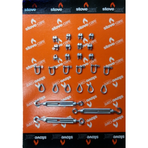 Guy Wire Fixing Components (Kit) components only - no wire