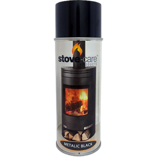 Stove-Care Spray Paint (400ml aerosol)  - Metallic Black (single)