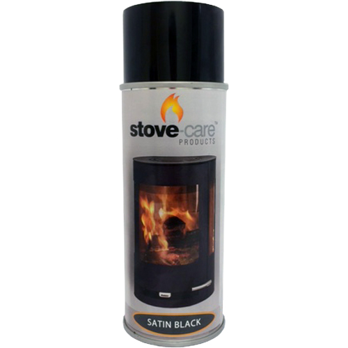 Stove-Care Spray Paint (400ml aerosol)  - Satin Black (single)