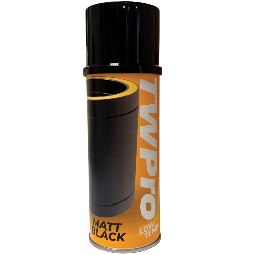 Stove-Care Spray Paint (400ml aerosol) - TW-Pro Black Textured (Low Temp.)