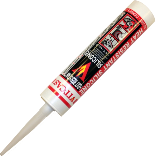 BLACK Fortafix HT Flexseal Silicone - 300ml Cartridge