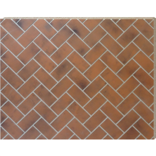 Vermiculite Fire Board PAINTED - Herringbone Large - 1250x1000x30mm