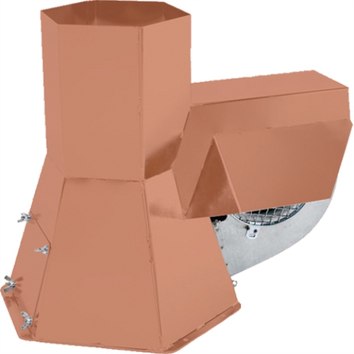 INJEKT Fan - RS-180 T Terracotta Powder Coated