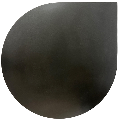 Teardrop Large Black Granite Hearth - 20mm thick