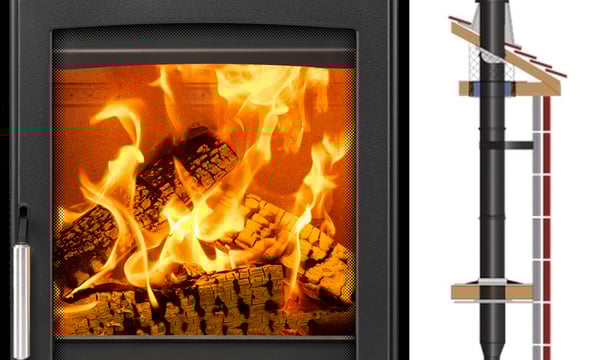 Inside flue pack