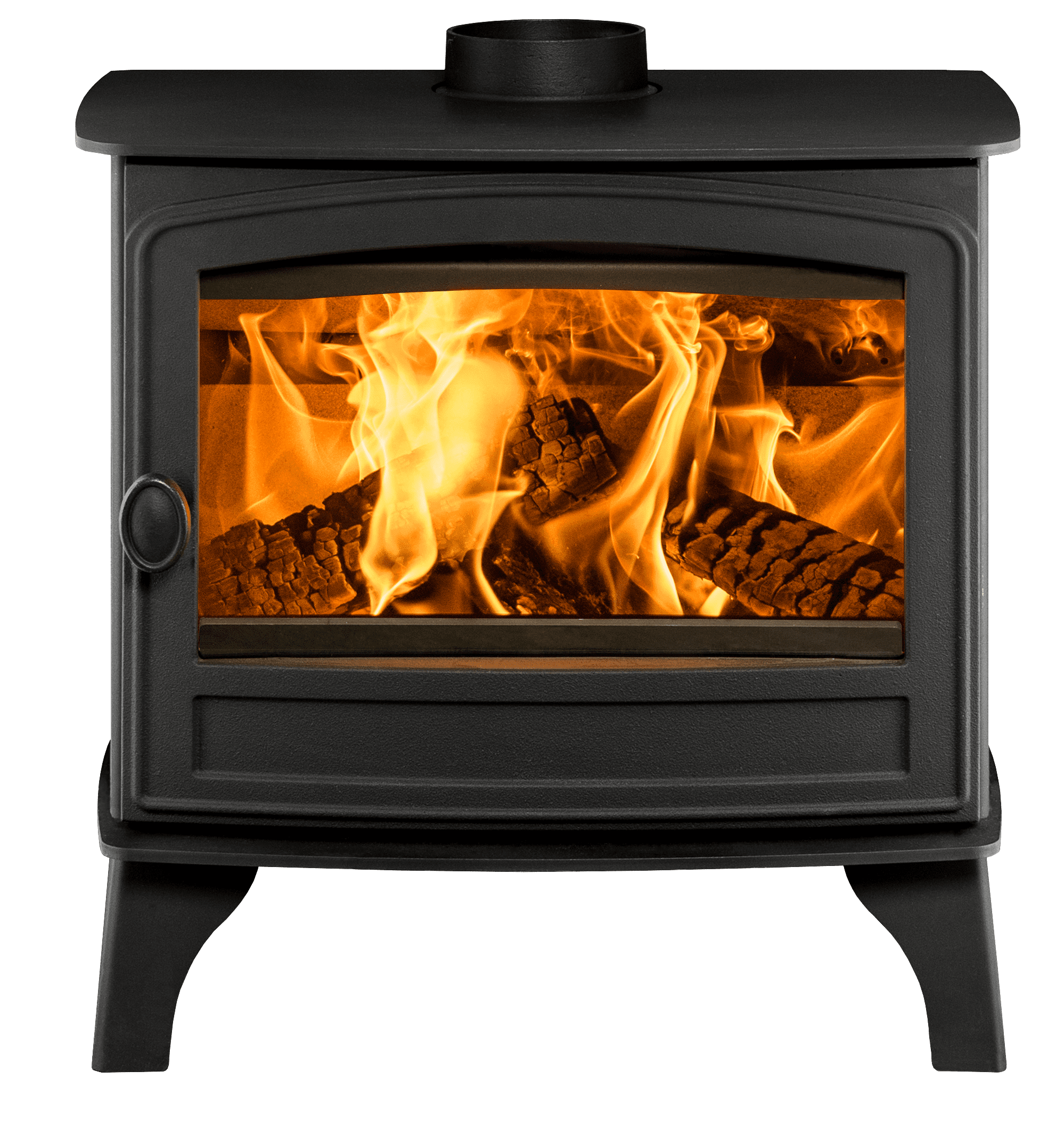 Herald 8 Eco Wood Burning Stove, Single Door