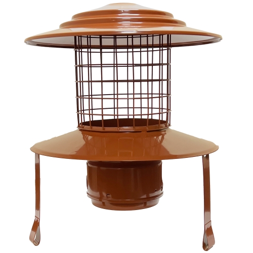 MI-FLEX FastFix-Screw Hanging Cowl (Terracotta) - Ø150